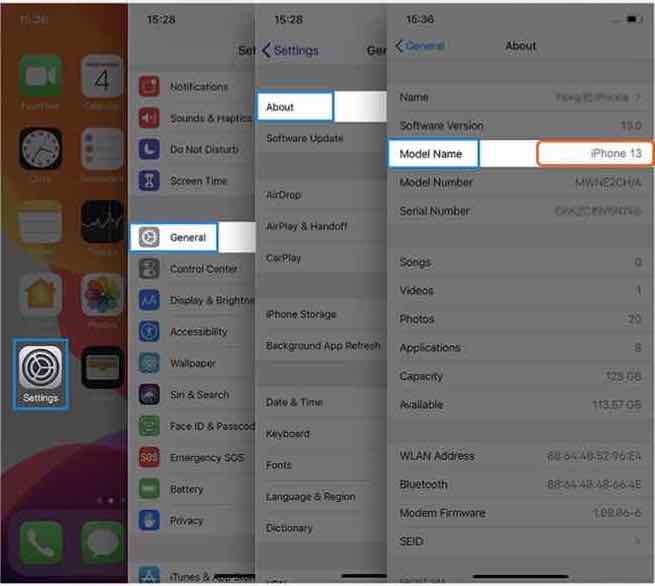 iPhone 13 Case Ultra thin Skin Protective Wallet - Blue
