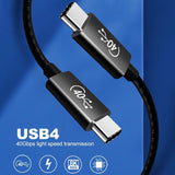 USB 4 USB C Cable Full-function PD 100W - 1M