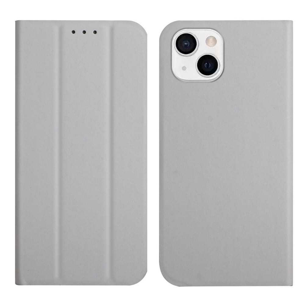 iPhone 13 Case Ultrathin Skin Feel Protective Wallet - Grey