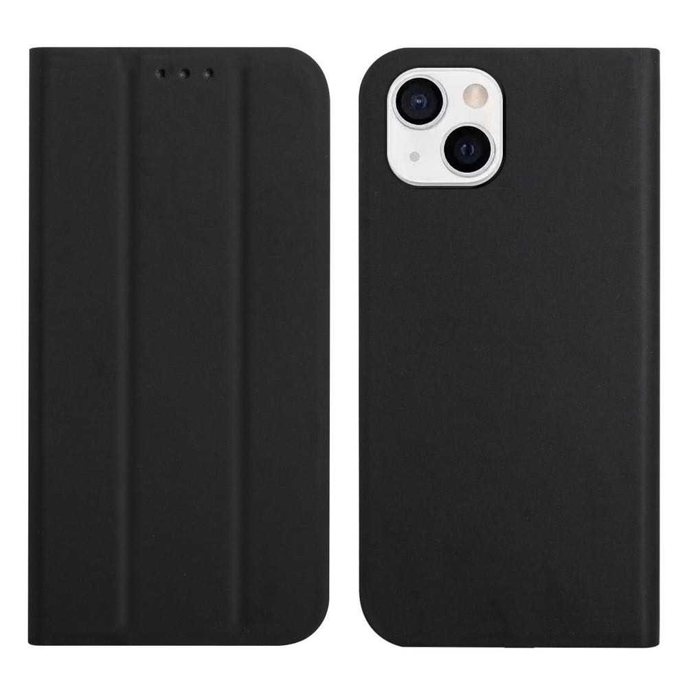 Ultrathin Skin Feel 3-Folding iPhone 13 Mini Case - Black