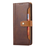 Xiaomi Redmi Note 10 4G / Redmi Note 10S Case Pu Leather - Coffee