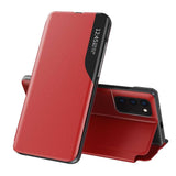 Xiaomi Redmi Note 10 4G / Note 10S Case Side Display - Red