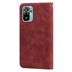 Xiaomi Redmi Note 10 4G / Note 10S Case Magnetic Flip - Brown