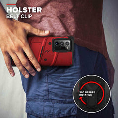 ZIZO Bolt Samsung Galaxy Note 20 Ultra Case - Red & Black