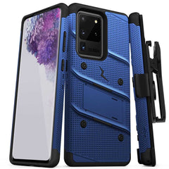 Samsung Galaxy S20 Ultra ZIZO Bolt Tough Case - Blue & Black
