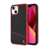 iPhone 13 Case ZIZO DIVISION Series Secure Back - Black + Red