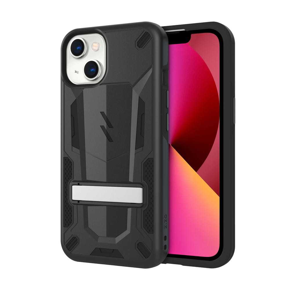 iPhone 13 Case Secure Back ZIZO TRANSFORM Series - Black