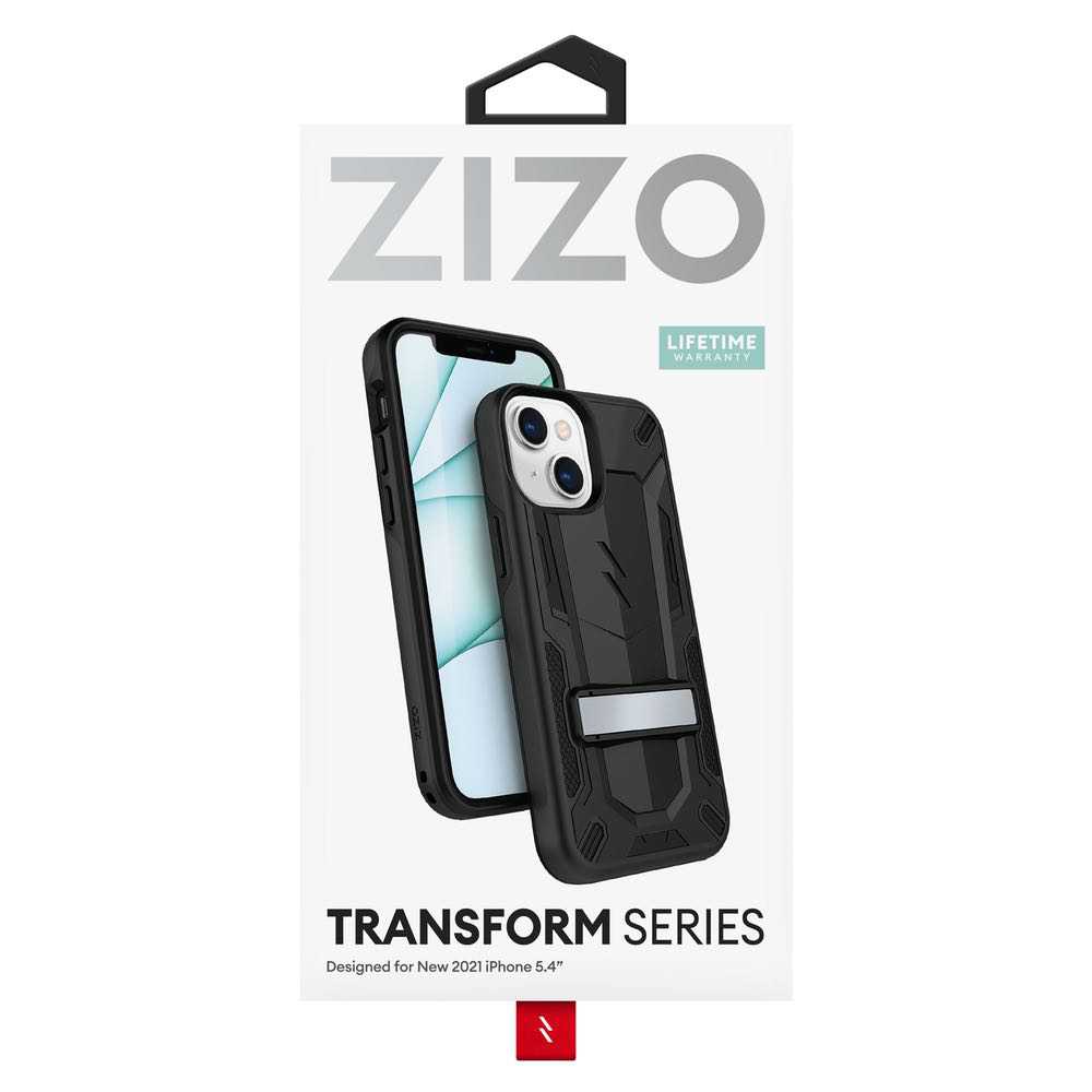 iPhone 13 Mini Case ZIZO TRANSFORM Series Protective - Black