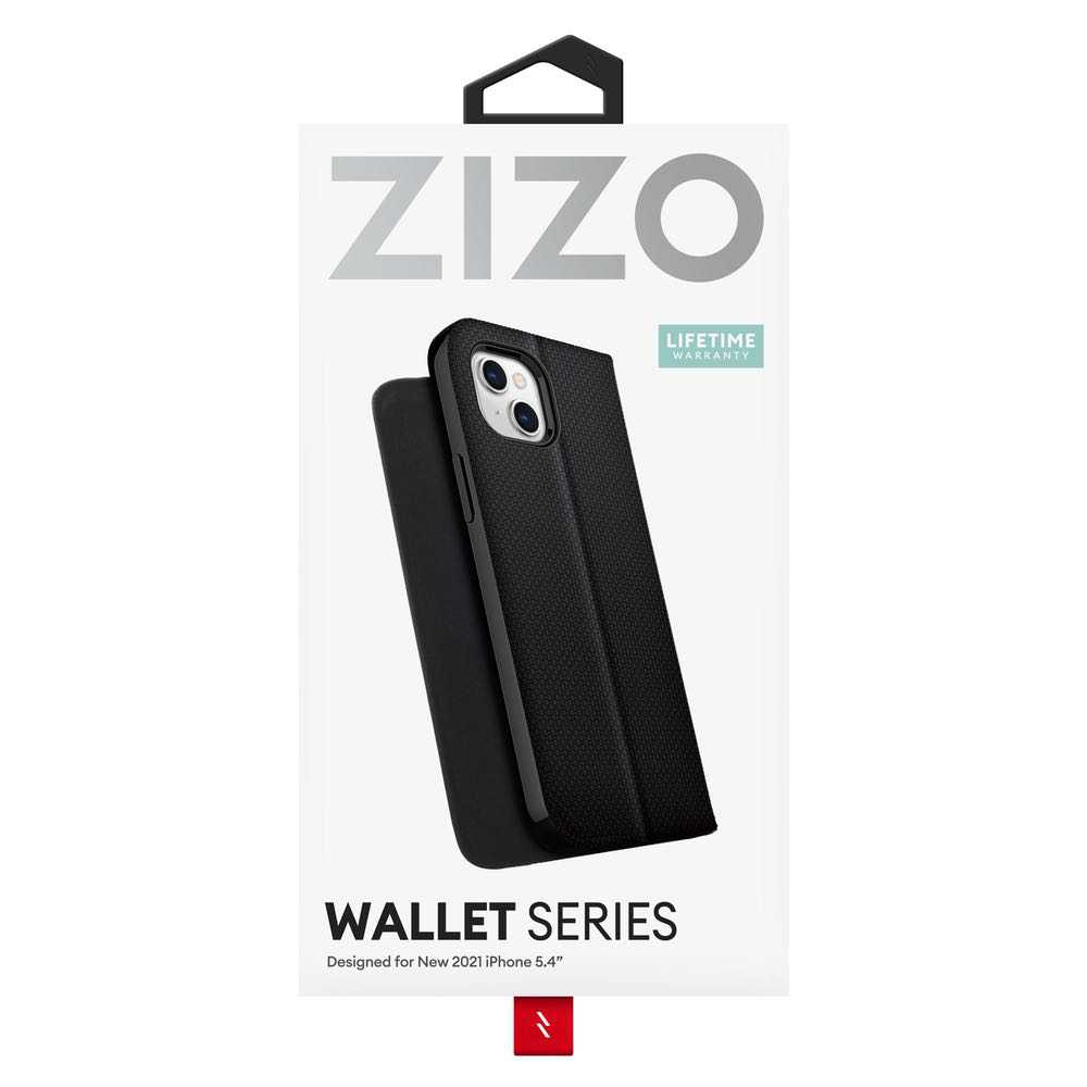 iPhone 13 Mini Case ZIZO Secure Protective Wallet - Black