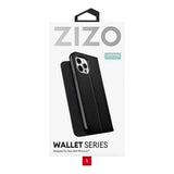 iPhone 13 Pro Max Case ZIZO Best Quality Secure Wallet Black