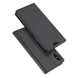 DUX DUCIS Skin Pro PU Leather Case for iPhone XS Max - Grey