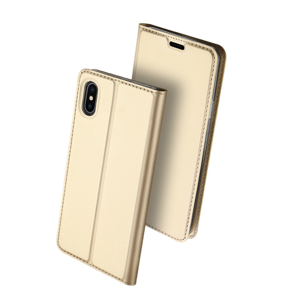 DUX DUCIS PU Leather Case for iPhone XS Max - Gold