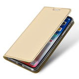 DUX DUCIS PU Leather Case for iPhone XS Max - Gold