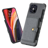 iPhone 12 Mini Case Made With PU Leather and TPU - Grey