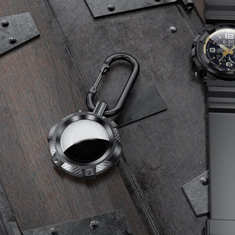 AirTag Case Made With Silicone Shockproof - Black