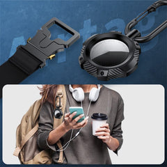 AirTag Case Made With Silicone Shockproof - Black