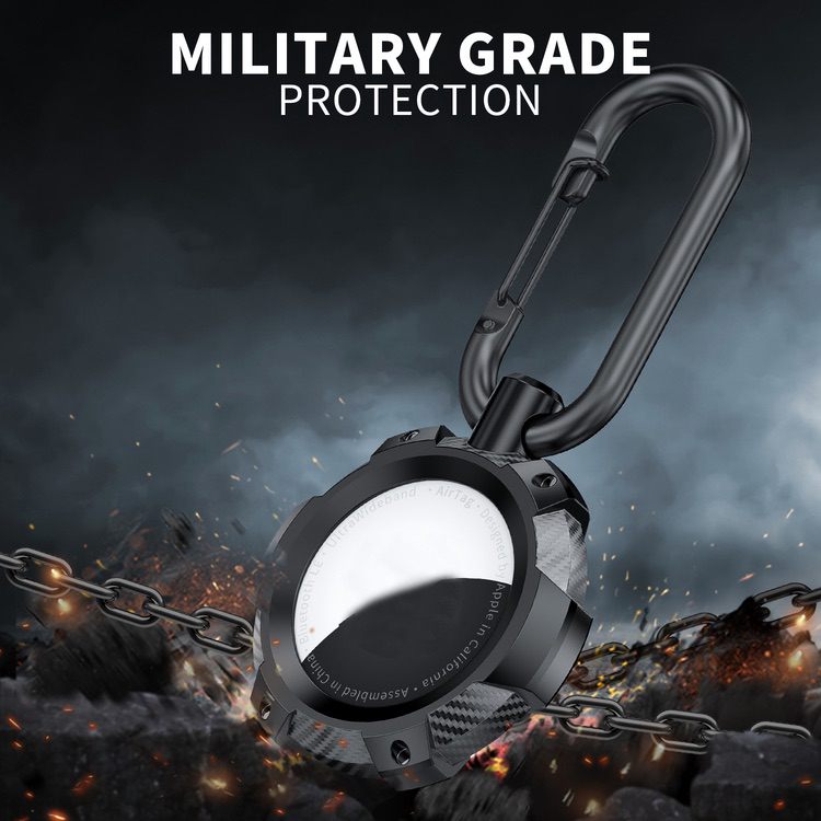 AirTag Case Made With Silicone Shockproof - Black