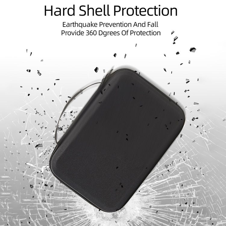 Anti-Shock Carrying Storage Case for DJI Osmo Action 3 - Black