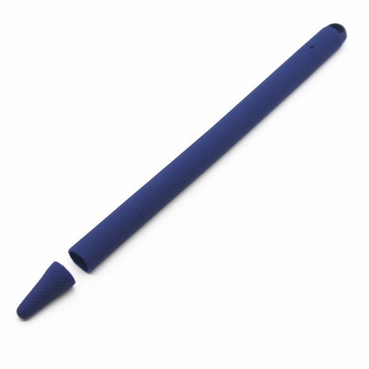 Apple Pencil 2 Case Silica Gel Shockproof Protective - Dark Blue