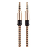 Aux Cable Gold-Plated 3.5 mm Stereo Audio 1.5M - Golden