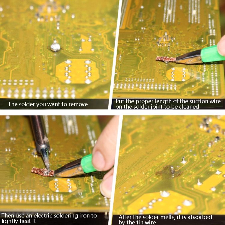 Desoldering Wick Wire ProsKit Copper alloy Braided 2m