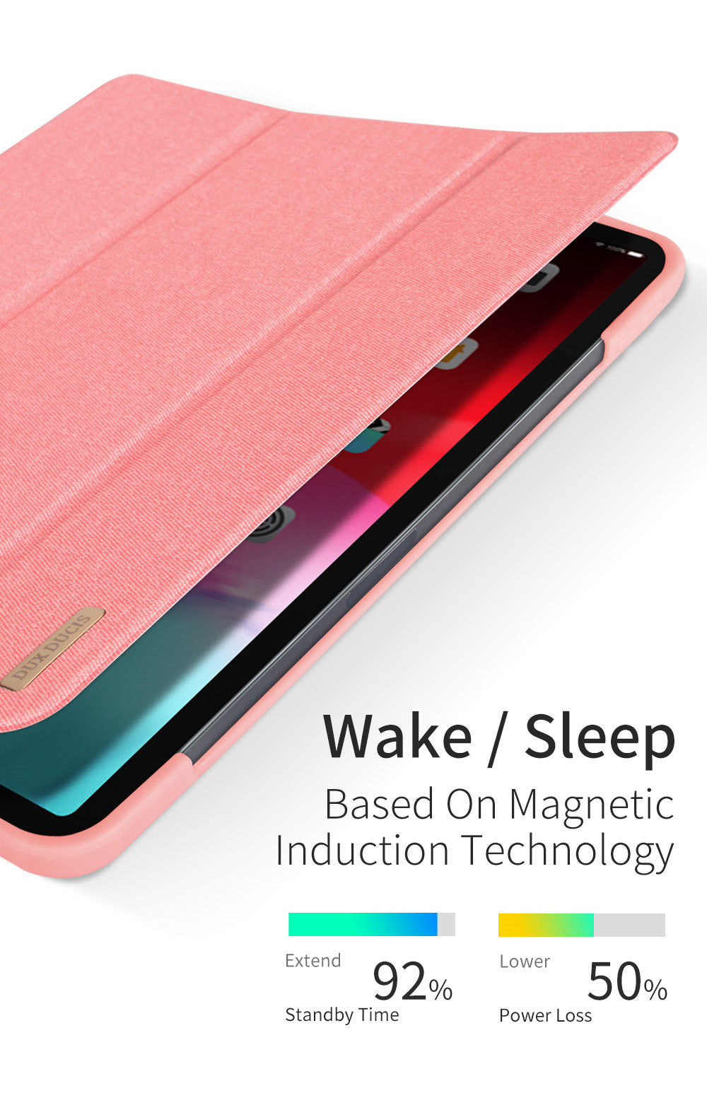 iPad Pro 11 2018 Case DUX DUCIS Domo Series - Pink