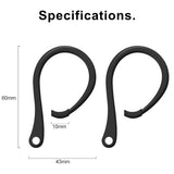 Ear Hooks for AirPods Pro / 2 / 1 Anti-lost Silicone - Black