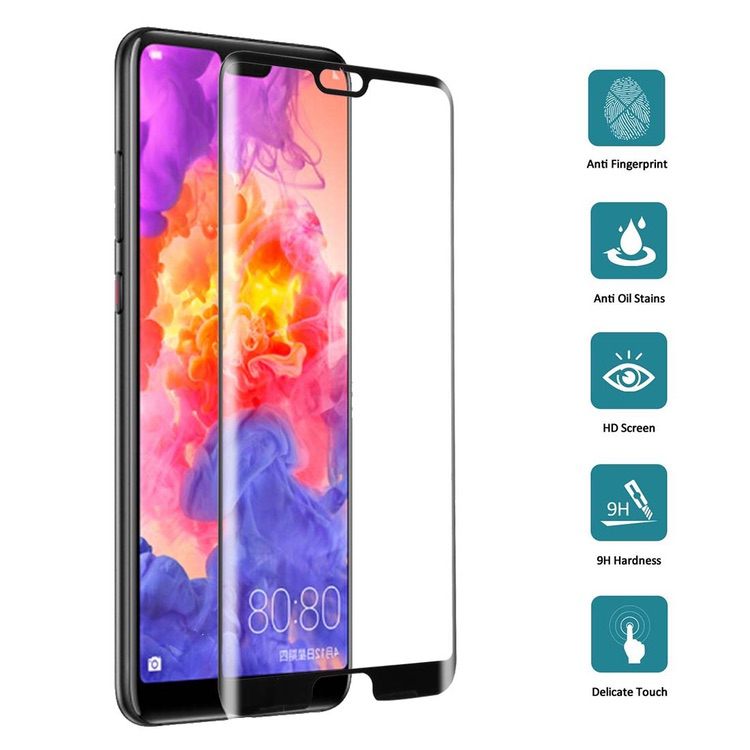 Huawei P20 Pro Screen Protector Full-Screen Glass - Clear