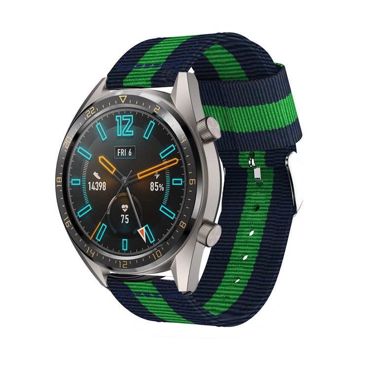 Huawei Watch GT Pro / GT2 / GT 2e 46MM Strap Nylon - Blue Green