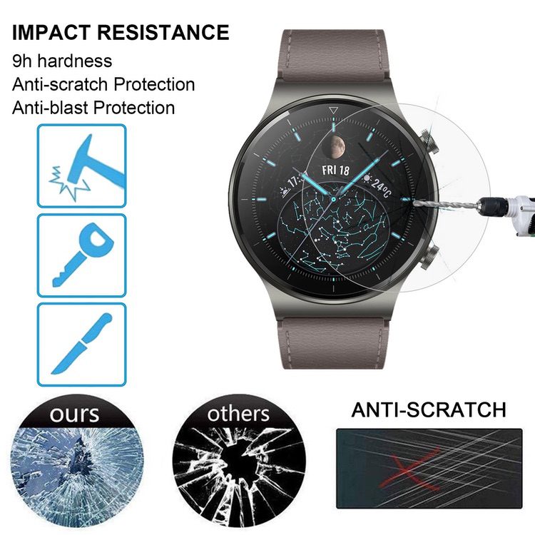 Huawei Watch GT2 Pro Screen Protector Tempered Glass