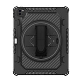iPad Pro 12.9 Case Shockproof 360 Degree Rotation - Black