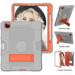 iPad Pro 12.9 4th Generation 2020 Case Shockproof Protective - Grey Orange