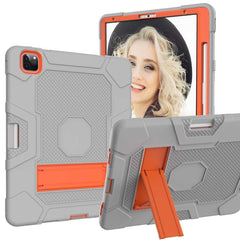 iPad Pro 12.9 4th Generation 2020 Case Shockproof Protective - Grey Orange