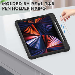 iPad Pro 12.9 2022/2021 Case Shockproof 3-Layer Protection - Black