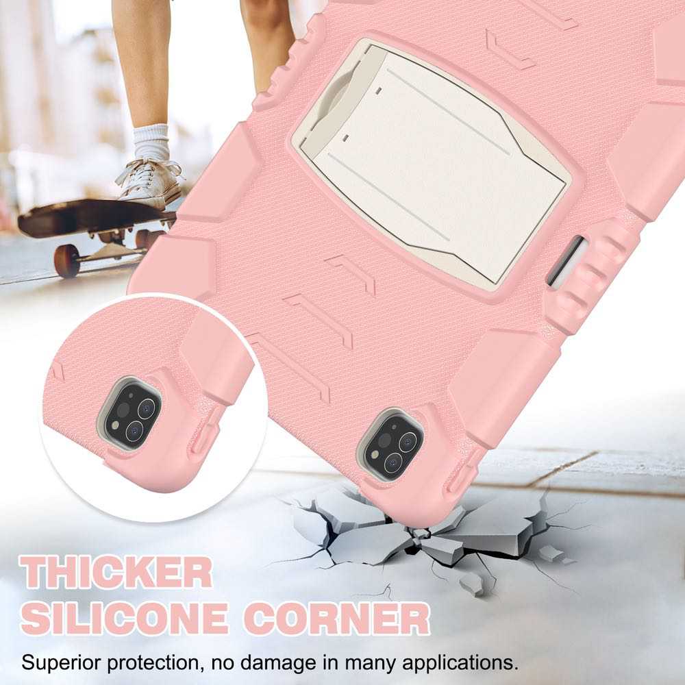 iPad Pro 12.9 2022 / 2021 Case Shockproof 3-Layer Protection - Pink