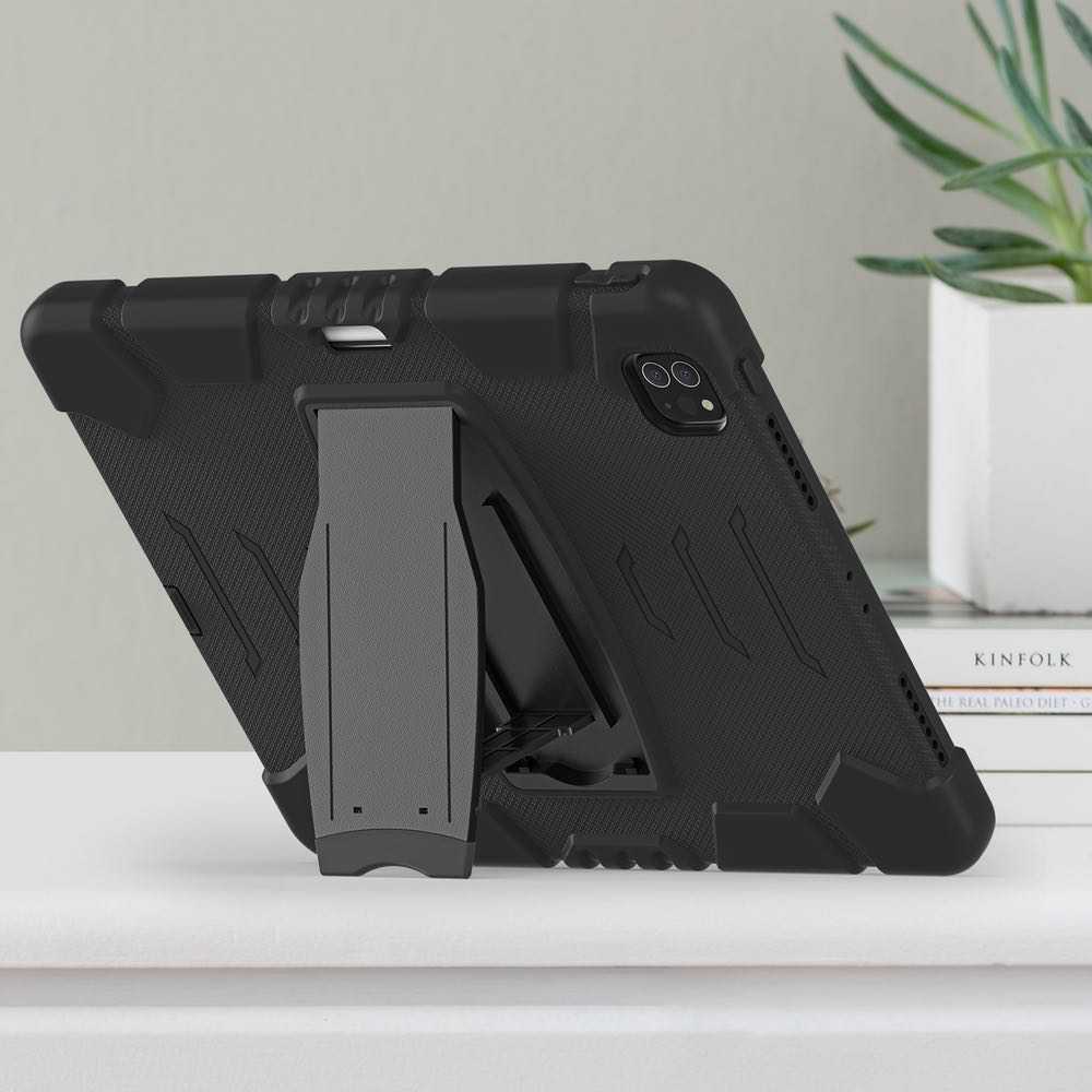 iPad Pro 12.9 2022/2021 Case Shockproof 3-Layer Protection - Black