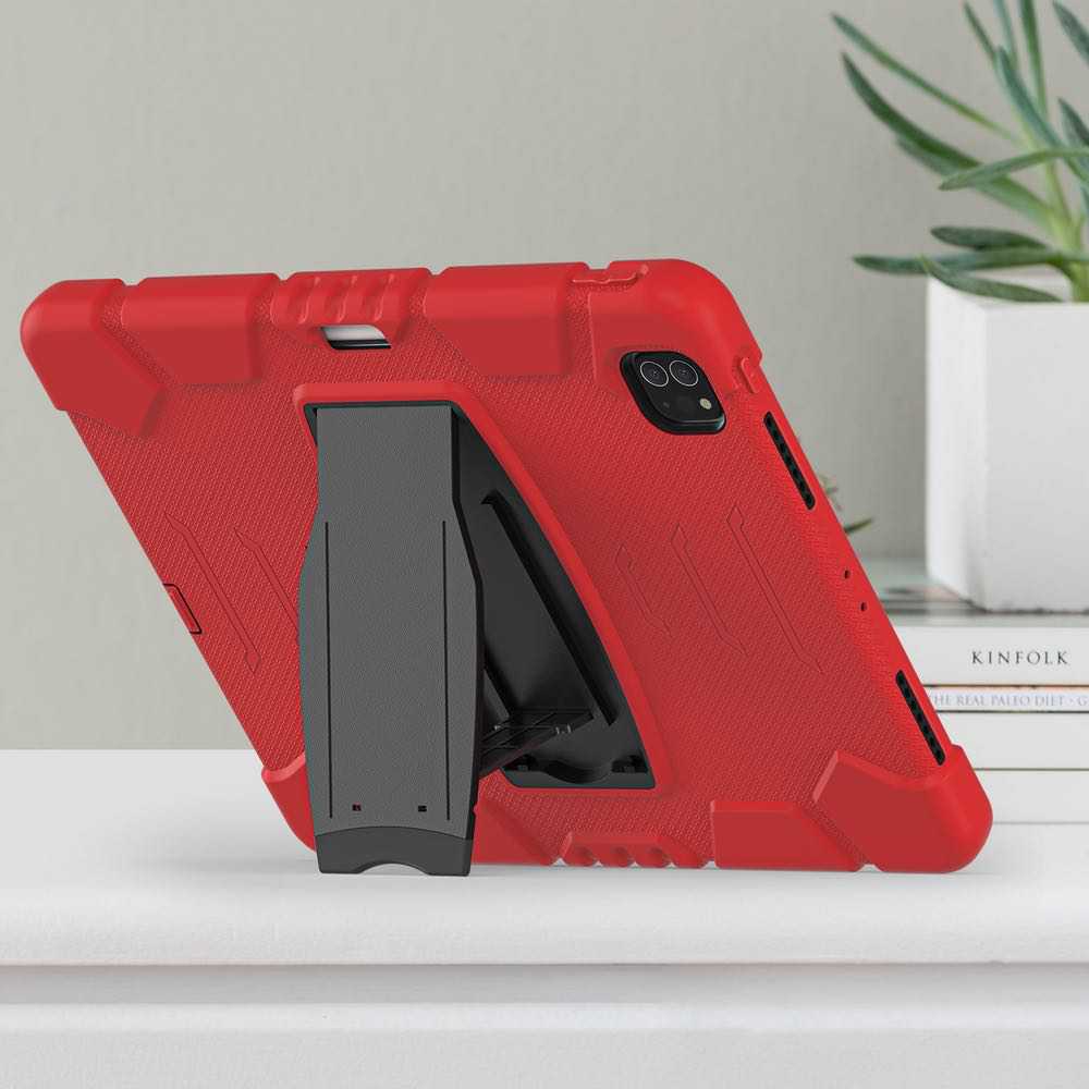 iPad Pro 12.9 2022/2021 Case Shockproof 3-Layer Protection - Red