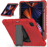 iPad Pro 12.9 2022/2021 Case Shockproof 3-Layer Protection - Red