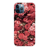 Rose Printing Design Soft TPU iPhone 12/iPhone 12 Pro Case