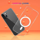 iPhone 13 Mini Case MagSafe Magnetic Ring - Transparent
