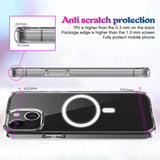 iPhone 13 Mini Case MagSafe Magnetic Ring - Transparent