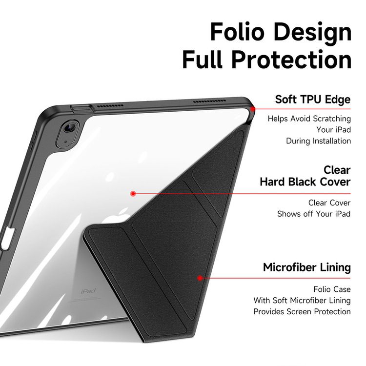 iPad 10 2022 Case DUX DUCIS Magi Series - Black