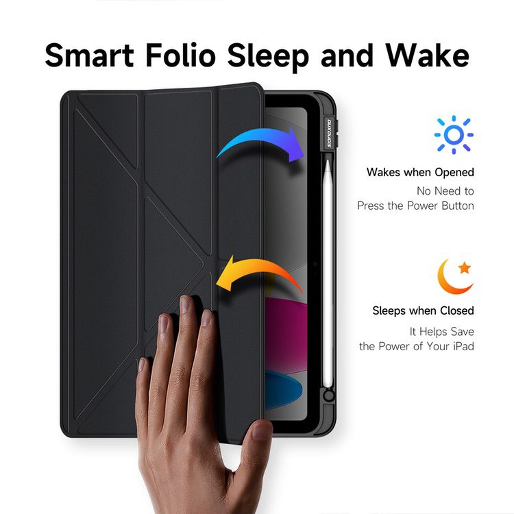iPad 10 2022 Case DUX DUCIS Magi Series - Black