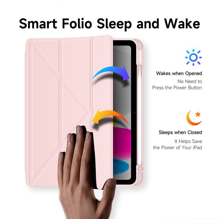iPad 10 2022 Case DUX DUCIS Magi Series - Pink