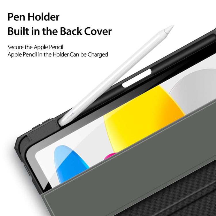 iPad 10 2022 Case DUX DUCIS Toby Series - Black