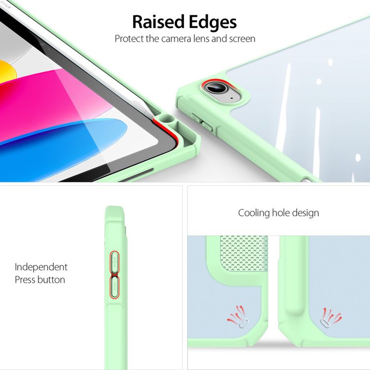 iPad 10 2022 Case DUX DUCIS Toby Series - Green