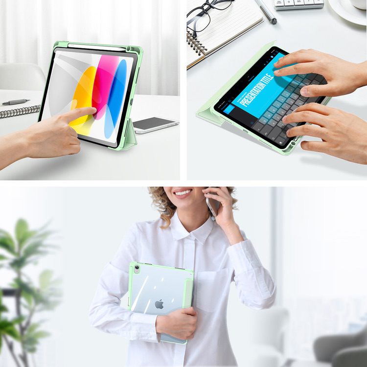 iPad 10 2022 Case DUX DUCIS Toby Series - Green