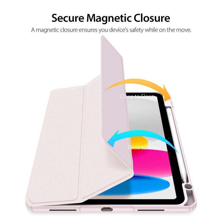 iPad 10 2022 Case DUX DUCIS Toby Series - Pink