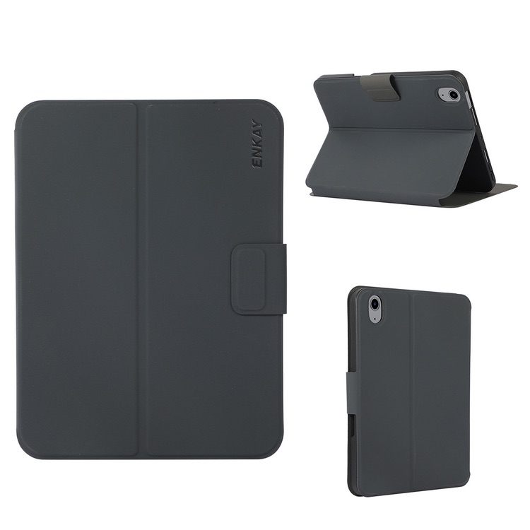 iPad 10 2022 Case With Shockproof Pen Slot ENKAY - Black