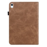 iPad Air 2022 / 2020 Case Embossed Striped Ultra-thin - Brown